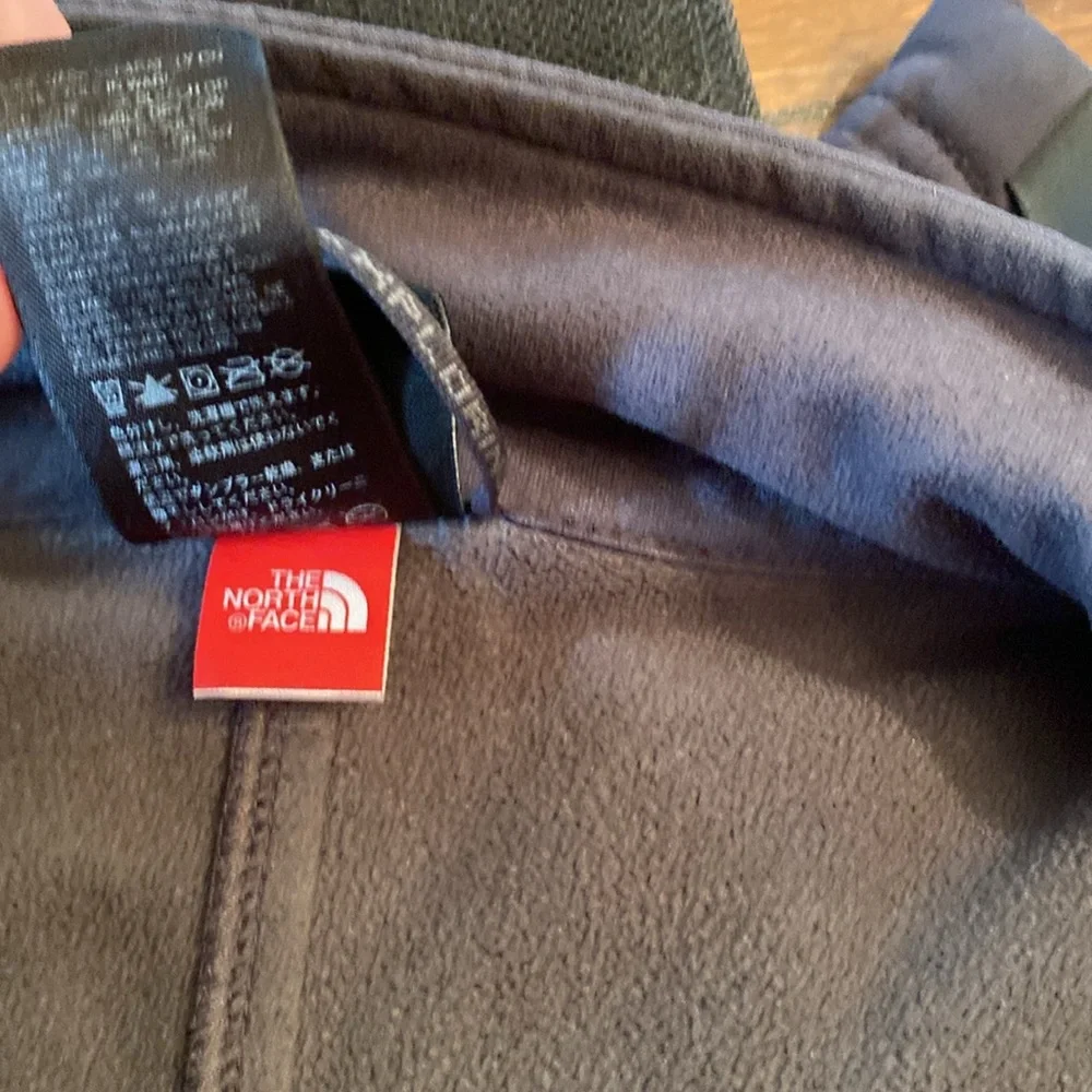 The North Face Small Zippered Jacket W22 L25 Blue Fleece Top - Picture 13 of 13